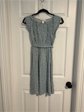 H&M Mama Light Blue Maternity Dress
